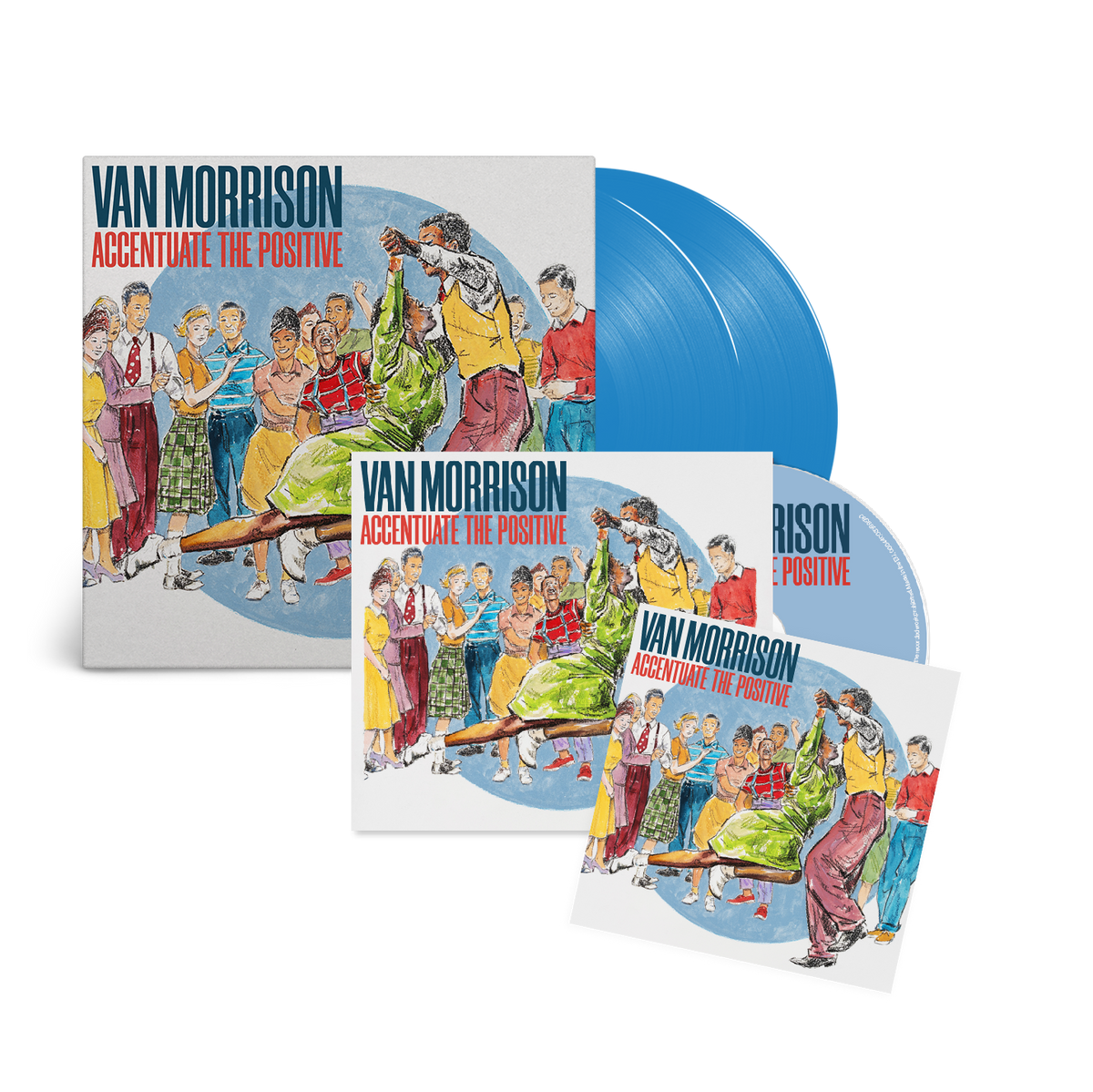 Accentuate The Positive CD, Blue Vinyl 2LP & Signed Art Print Van